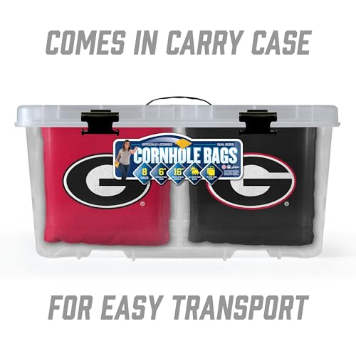 Regulation Size Cornhole Bags Set of 8 - Dual Sided All Weather
