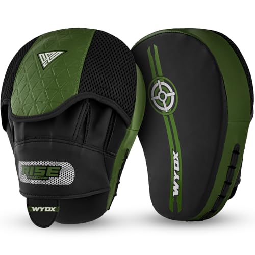 WYOX Boxing Focus Mitts with Shock Absorption, Ventilated Mesh & Wrist Support