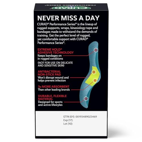 Antibacterial Fabric Bandages for Active Lifestyles - 20 Count