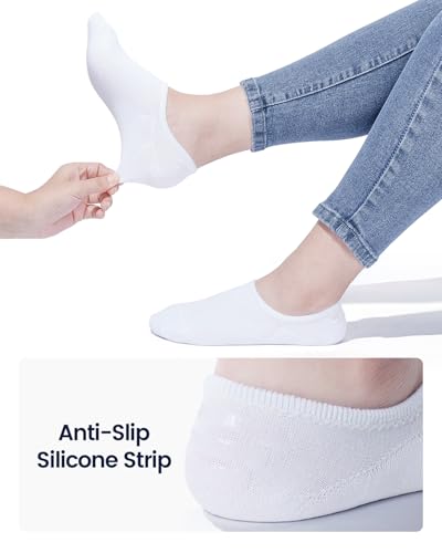 No Show Low Cut Anti-Slip Athletic Socks for Men & Women