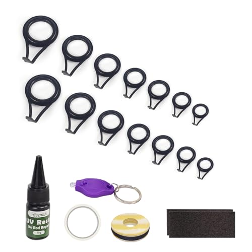 Fishing Rod Repair Kit with UV Glue - Small Size