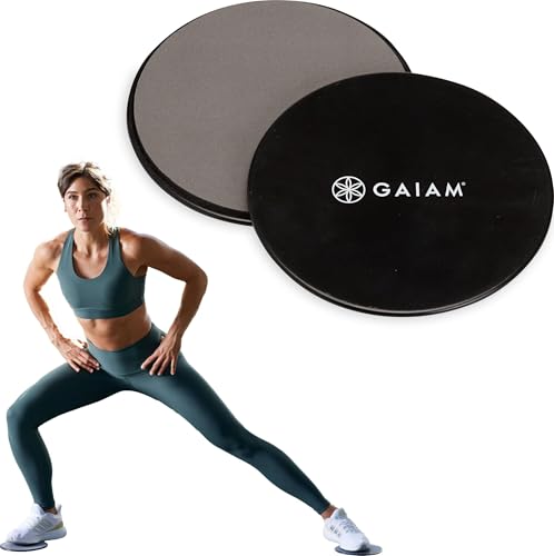 Core Sliding Discs - Dual-Sided Workout Sliders for Carpet & Hardwood - 1 EA