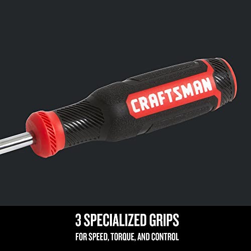 CRAFTSMAN Screwdriver, Slotted, Bi-Material, 5/16 X 6 Inch (CMHT65063N)