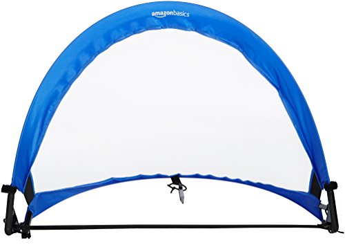 Portable 2.5-Foot Pop Up Soccer Goal Set - 2 Pack, Blue