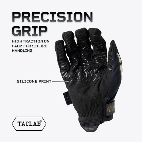 Reaper Skeleton Gloves - Lightweight, Anti-Slip, Large Dark