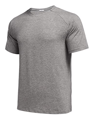 Deyeek Unisex Chemo Port Shirt - Post Shoulder Surgery Recovery Top, Large Grey