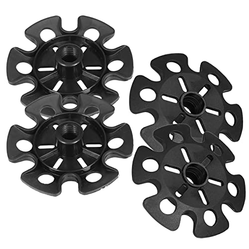 Rubber Trekking Pole Tips - 4pcs Sand Mud Ski Basket