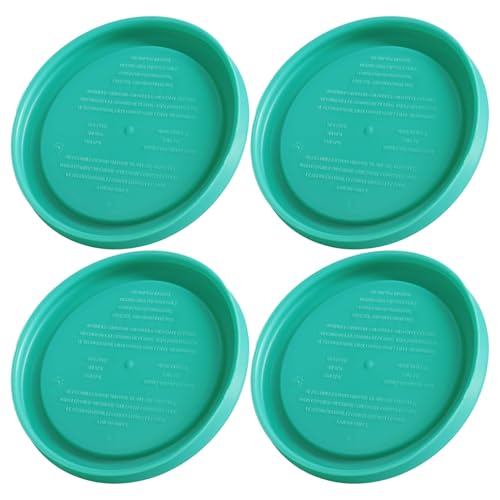 1-Cup Green Food Storage Lids - 4-Pack Replacement for Pyrex 7202