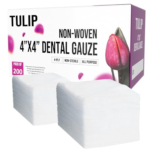 Non-Woven Gauze Pads 4x4 - 200 Count Absorbent Sponges