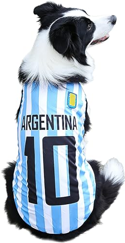 World Cup Soccer Jersey for Dogs - Blue, Small Size