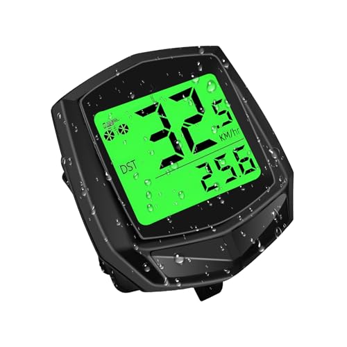 Wireless Bicycle Speedometer with Auto Wake-Up & Backlight