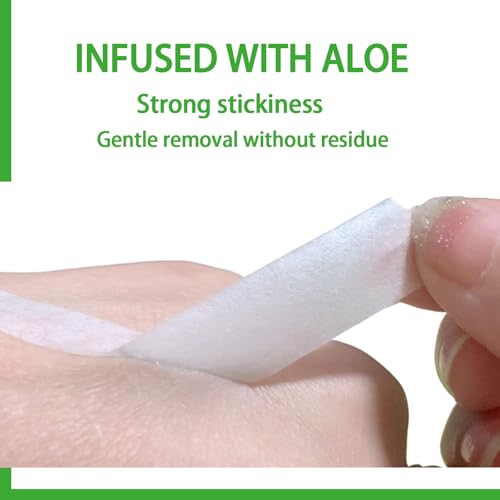 Aloe Infused Medical Tape - Low-Allergy, 1 in x 3 Rolls