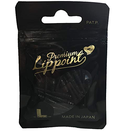 Premium Lippoint Soft Tip Dart Points - Regular Length, Black