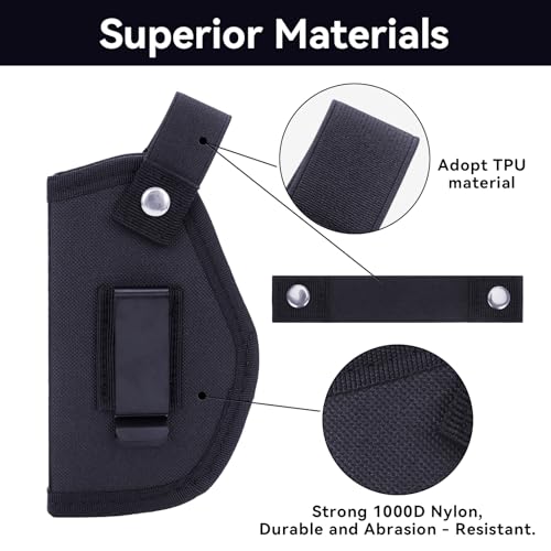 Universal Concealed Carry Gun Holster - 5.51in x 2.95in