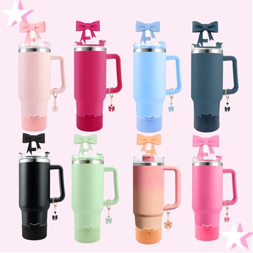 Stanley Cup Accessories Set for 30/40oz Tumbler - C6 Sunset Pink