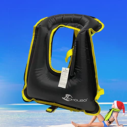 Willceal Inflatable Snorkel Vest for Adults — Water Sports Buoyancy Jacket