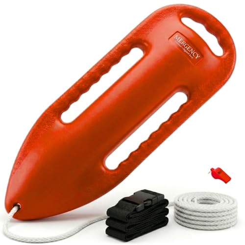 Lifeguard Float - Professional Rescue Can for Open Water - Orange Beacon