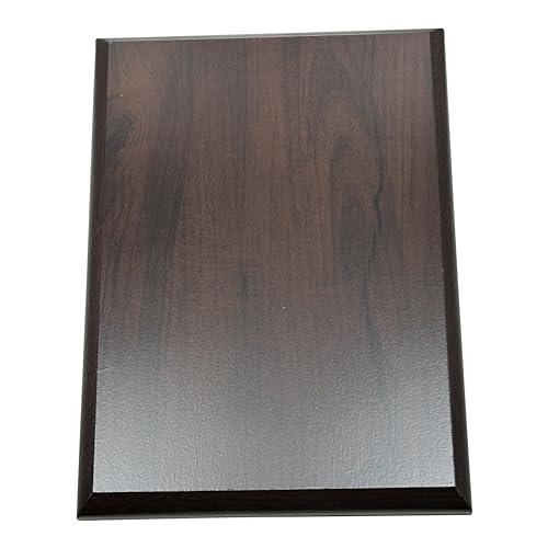5x7 Inch Cherry Color DIY Blank Award Plaque with Beveled Edge
