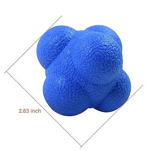 Reflex Reaction Training Ball - Pack of 3, 2.83 Inch