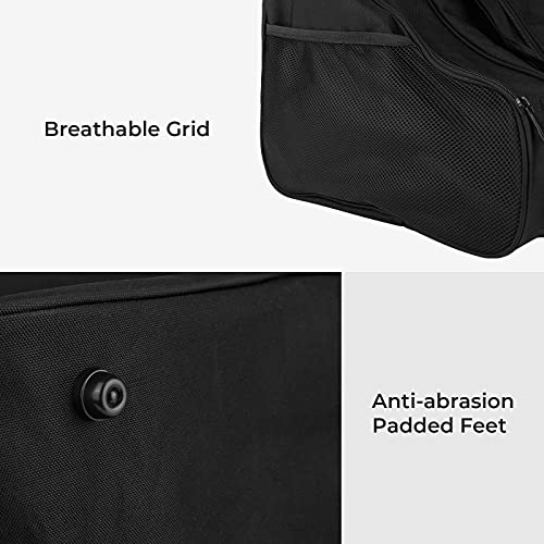Roller Skate Bag with Adjustable Shoulder Strap - Black