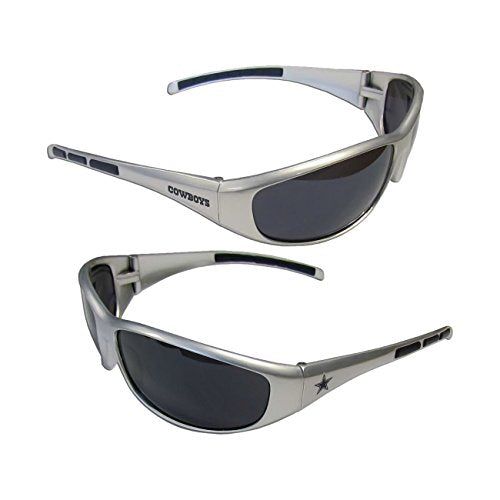 Dallas Cowboys Men's Wrap Sunglasses - Grey