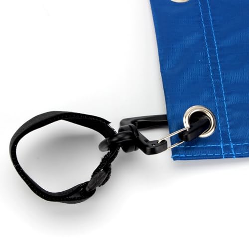 Golf Cart Flag with Straps - Medium Size Double-Sided Design for Golf Courses