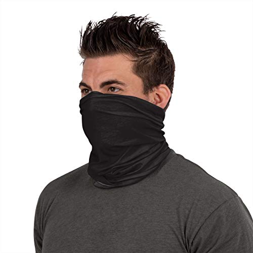 NFL Team Logo Neck Gaiter - Las Vegas Raiders Mini Print