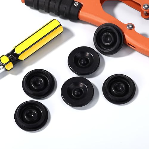 6-Pack Rubber Grease Caps for Dexter EZ Lube Trailer Axles