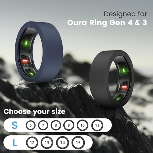 10 Pack Silicone Smart Ring Protector - Size S (6-11) Multi-Color Set