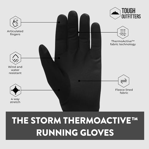 Thermal Glove Liners for Cold Weather - Medium-Large