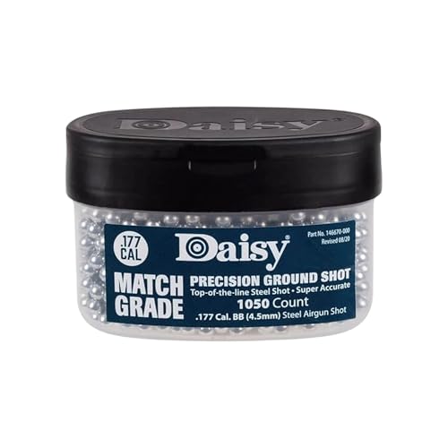 Daisy .177 Steel BBs - Match Grade Quality, One Size