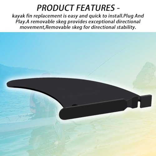 Kayak Skeg Fin Replacement - Easy Install, Durable for Challenger & Explorer K2