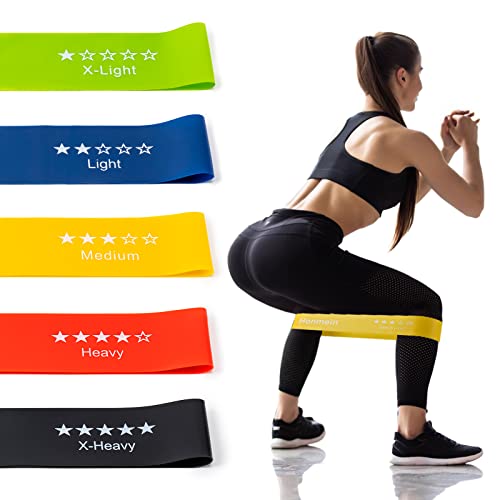 5-Level Resistance Bands Set for Workout & Fitness - Multicolor