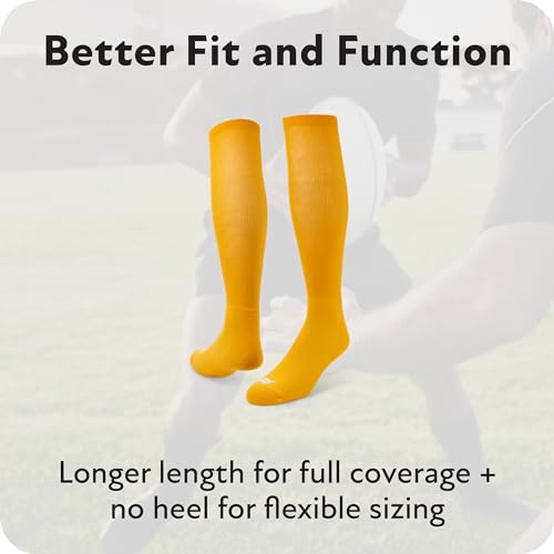 Over-the-Calf Athletic Performance Socks - 2-Pack, X-Small-Large, Forest Green