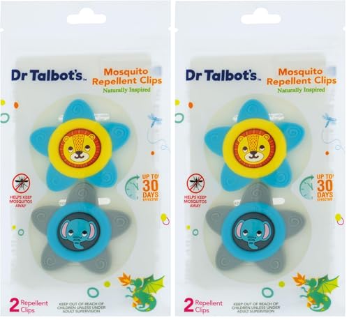 Dr. Talbot's Mosquito Clips for Baby & Toddler with Naturally