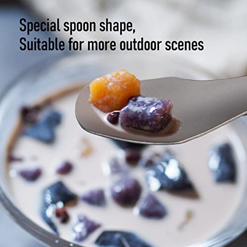 3-in-1 Titanium Spork – Lightweight Camping Utensil Set