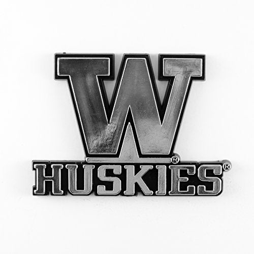 NCAA Chrome Automobile Emblem - Washington Team Logo