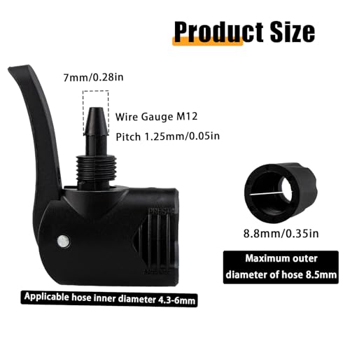 Dual Head Air Pump Adapter Valve - 3 in 1 Replacement Connector
