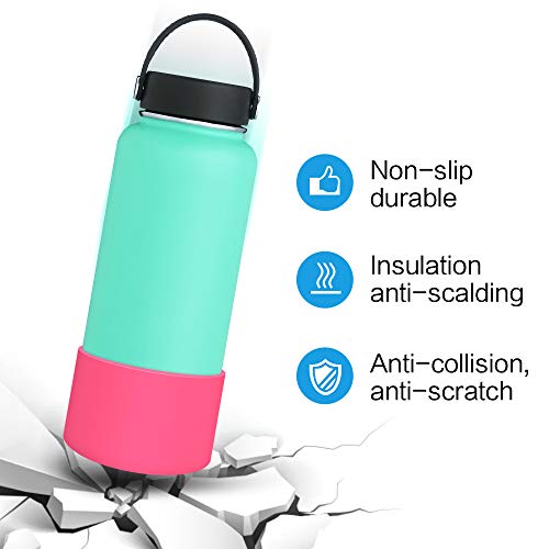 Silicone Protective Boot Sleeve for 12-24oz Hydro Flask & Stanle - Pink