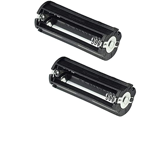 AAA Battery Holder Case - Flat Head Black - Pack of 2