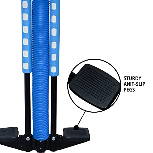 Willingfun Blue Kids Pogo Stick for Ages 8-13, Safe & No Assembly
