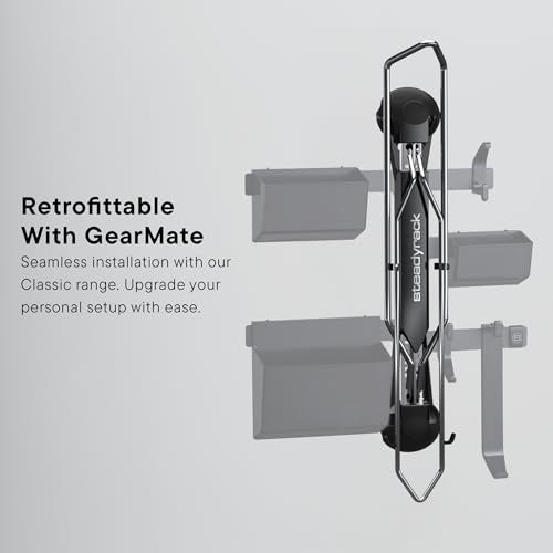 Vertical Bike Wall Rack - Swivel Mount for 24-29 in Wheels - Chrome 1-Pack