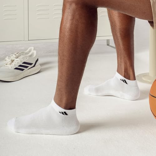 Athletic Cushioned Low Cut Socks 6-Pack for Men - Arch Support & Moisture-Wicking