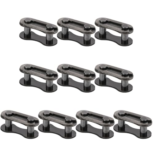 10 PCS Single Speed Bicycle Chain Links - Durable Steel Connectors