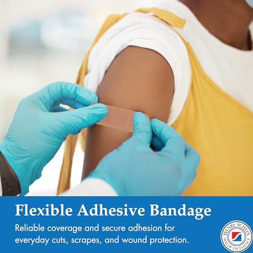 Sterile Adhesive Fabric Bandages 1" x 3" - 100 Count
