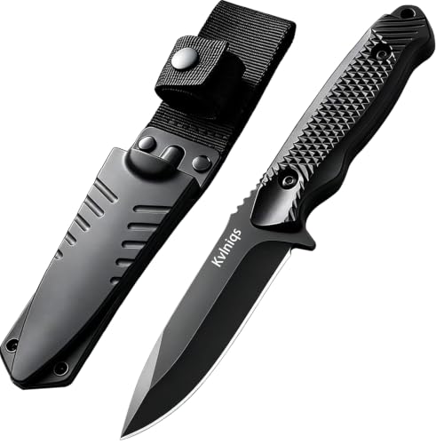4" Tactical Fixed Blade Knife for Outdoor Survival & Camping