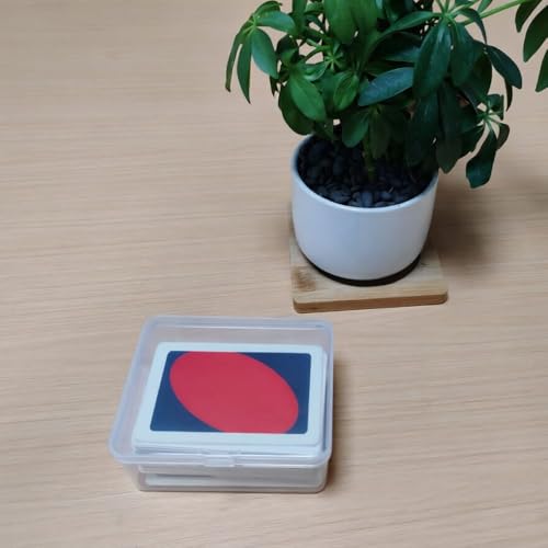 4 Pack Plastic Card Storage Boxes for Playing Cards, Coins, Jewelry