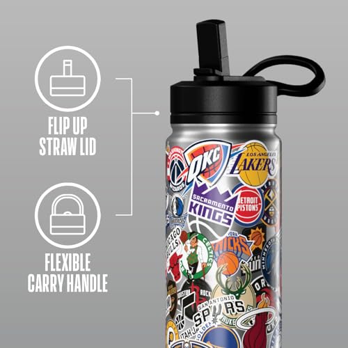 20oz Insulated Kids Sports Water Bottle with Straw Lid & Handle
