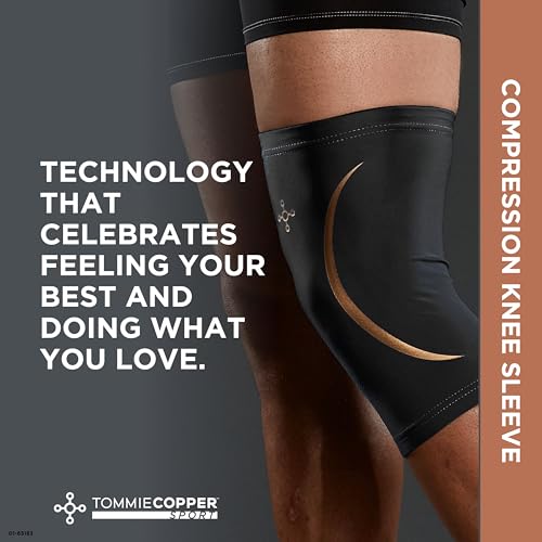 Knee Compression Sleeve - 15-20 mmHg Support, L/XL Size