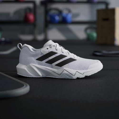 adidas Women's Rapidmove Go Training Sneakers - Pink/White/Black/Silver Metallic 8.5